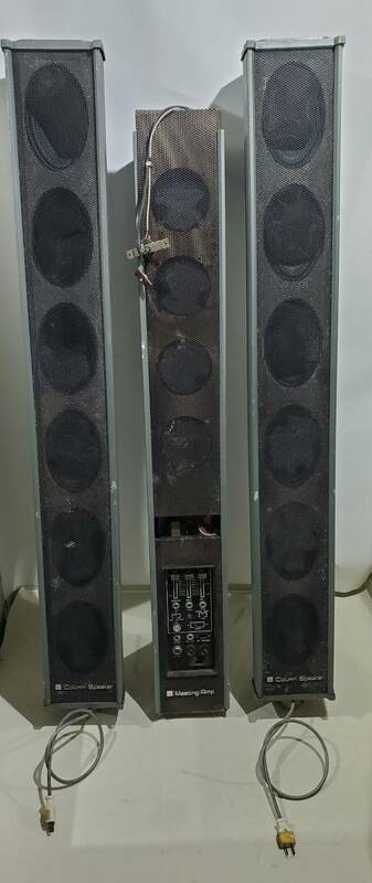 「北海道千歳市 発」 TOA ミーティングアンプMA-220W コラム スピーカー TZ-301