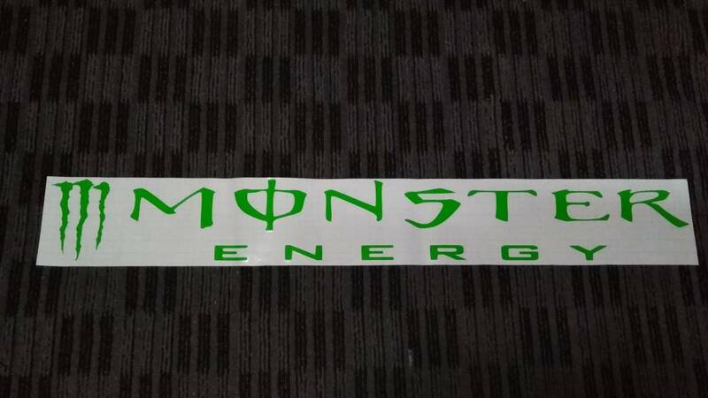 送料無料　大判　MONSTER ENERGY　モンスターエナジー　フロント　バナー　カッティング　ステッカー　スタンス　JDM　USDM　窓　リア