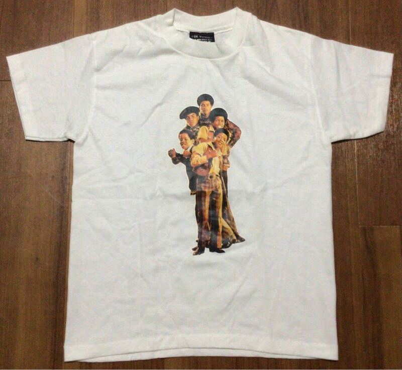 USA製★ジャクソン5 白 Tシャツ Mサイズ(10-12)★マイケル・ジャクソン　Jackson5