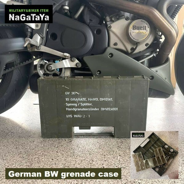 本物 ドイツ軍放出品 中古 ドイツ BW グレネードケース DM51A プラスチック 手榴弾収納ケース 本物 ミリタリー雑貨 ブッシュクラフト　