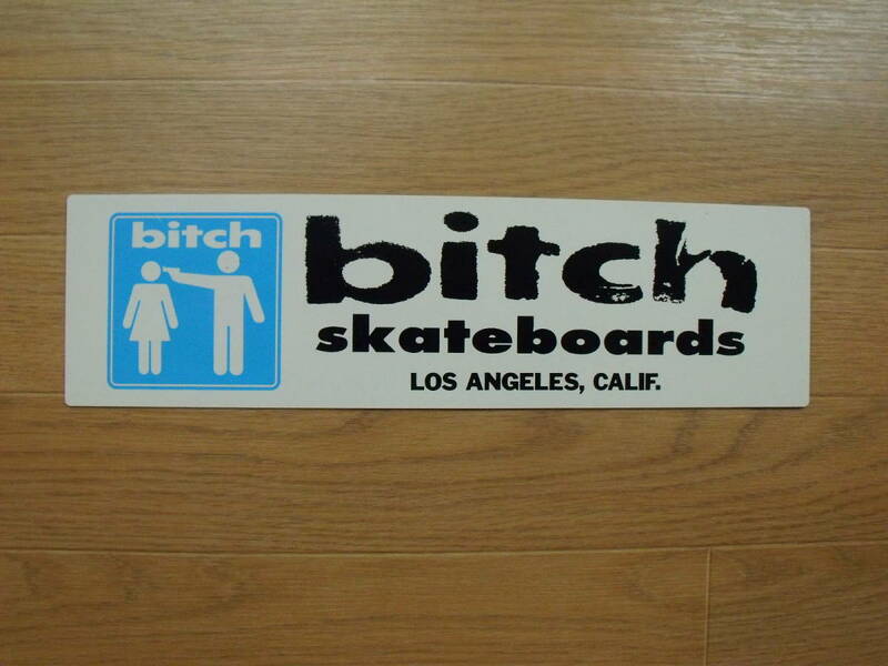 ★　bitch skateboards ビッチスケートボード　SHOP販促用POP　看板　非売品　超レア物 