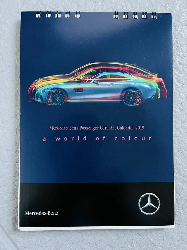 ♪卓上カレンダー　メルセデス・ベンツ Mercedes-Benz 2019年★未使用★送料無料