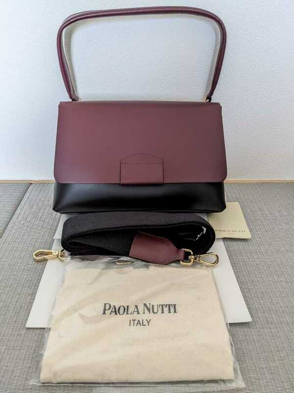 新品 PAOLA NUTTI イタリア製 4wayバッグ パオラヌッティ 未使用 ショルダーバッグ クラッチバッグ ハンドバッグ 斜めがけバッグ