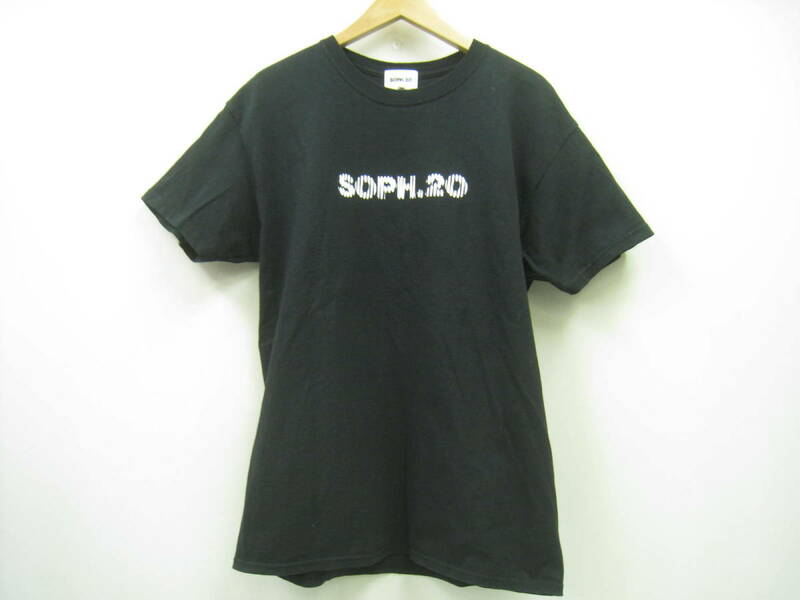 SOPH.20 ソフ トゥエンティ 20周年 ロゴ 半袖 Tシャツ SOPH20-000007 ブラック 黒 サイズL