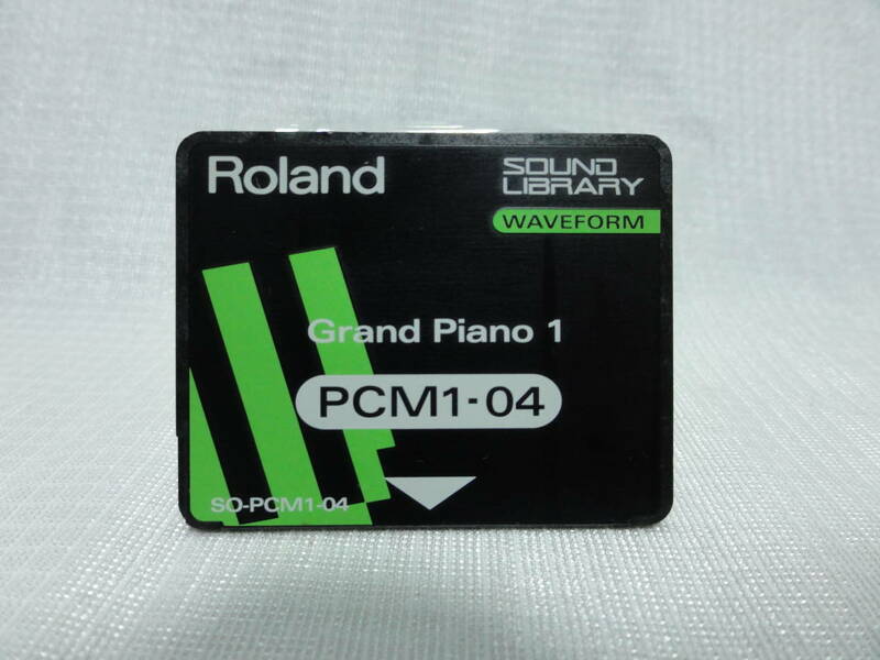 ◆即決有◆ Roland ローランド　PCM1-04 GRAND PIANO 1 ROMカード /未チェック ジャンク品