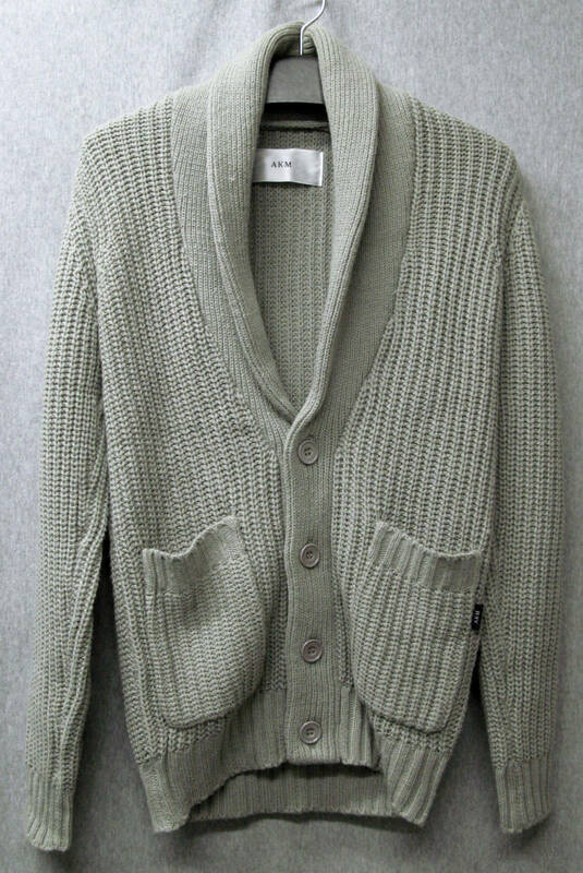 AKM エーケーエム：ニット ジャケット 未使用 展示品 S （ セーター カーディガン wjk コート 秋冬 AKM Men's Knit Cardigan / Jacket S