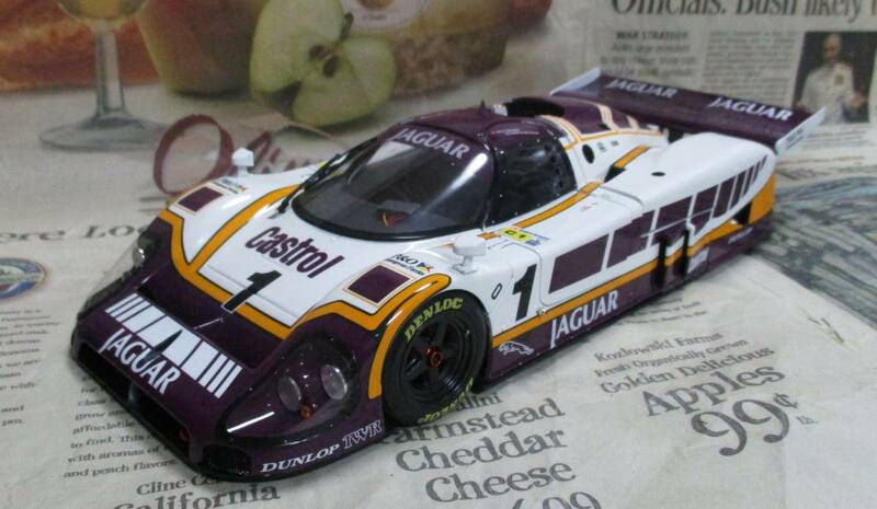 ★激レア絶版*EXOTO*1/18*1988 Jaguar XJ-R9 LM #1 Castrol 1988 Le Mans 24h≠BBR