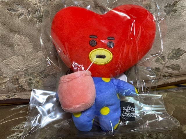 ★BT21 公式グッズ ぬいぐるみ(カフェ) TATA BTS V ヴィ テテ 新品未開封★