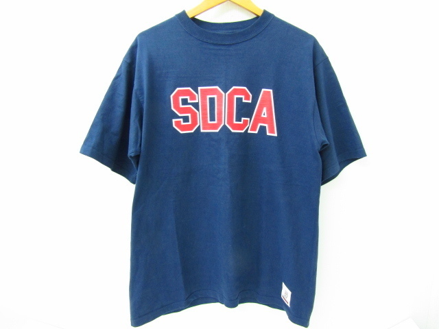 STANDARD CALIFORNIA スタンダード カリフォルニア HEAVYWEIGHT SDCA LOGO T-SHIRT 半袖Tシャツ SIZE:L♪FG5708