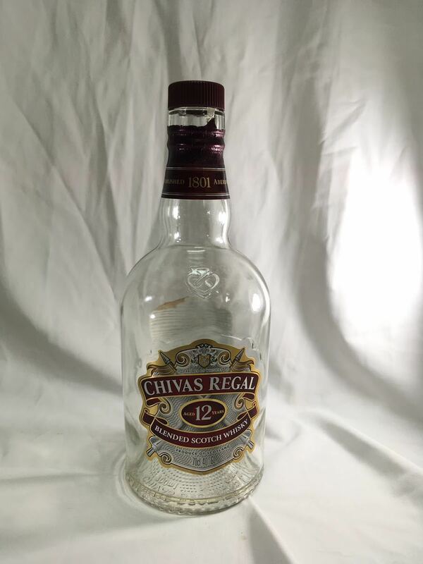 古酒 シーバスリーガル12年 CHIVAS REGAL スコッチウイスキー SCOTCH WHISKY 700ml 40度 1801 空瓶