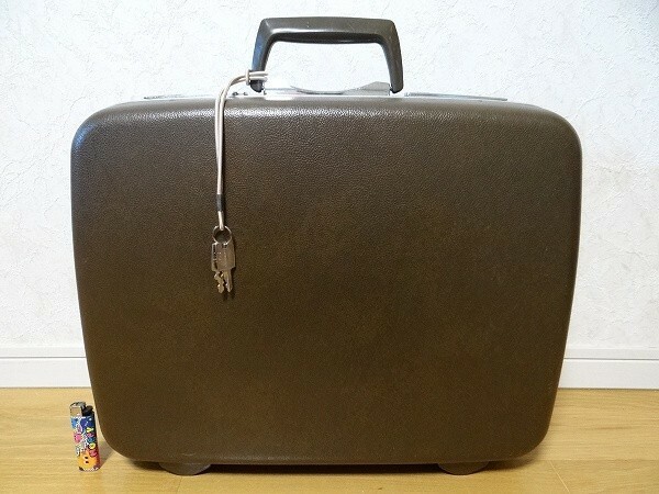 70年代 ビンテージ Samsonite DEBONAIR サムソナイト アタッシュケース スーツケース トランク 海外旅行 鍵2個付き レトロ 当時物