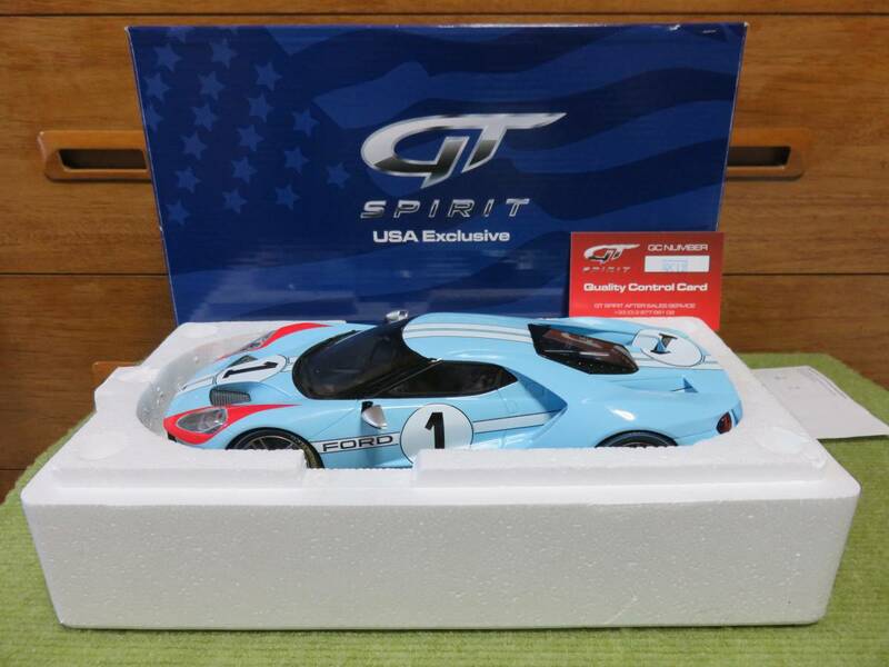 GTスピリット 1/18 2020 フォード GT #1 ヘリテージ エディション（ブルー) 世界限定800台