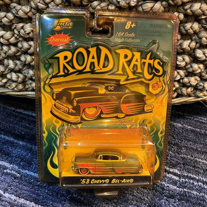 レア物のカッコイイコレクション放出★jada toys ROAD RATS '53 CHEVY BEL AIR ロード・ラッツ 53' シェビー ベルエア