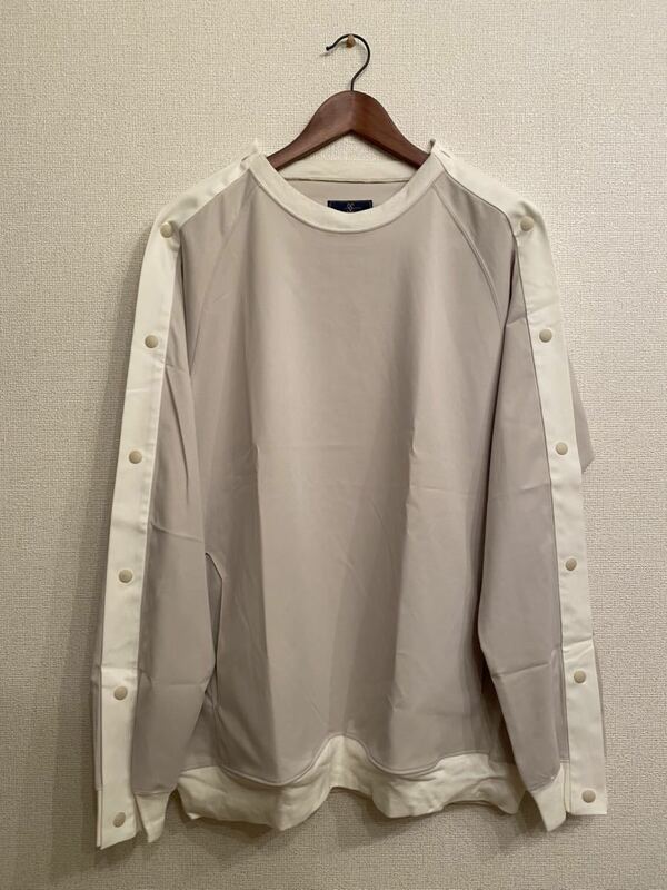 meanswhile ミーンズワイル Popper Shirts ポッパースウェット L