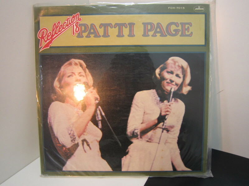 テネシーワルツ　PATTI PAGE　リフレクション１８　レコード　昭和レトロ