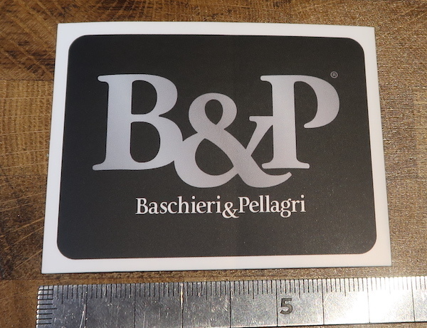 B&P Baschieri & Prllagri ステッカー ②
