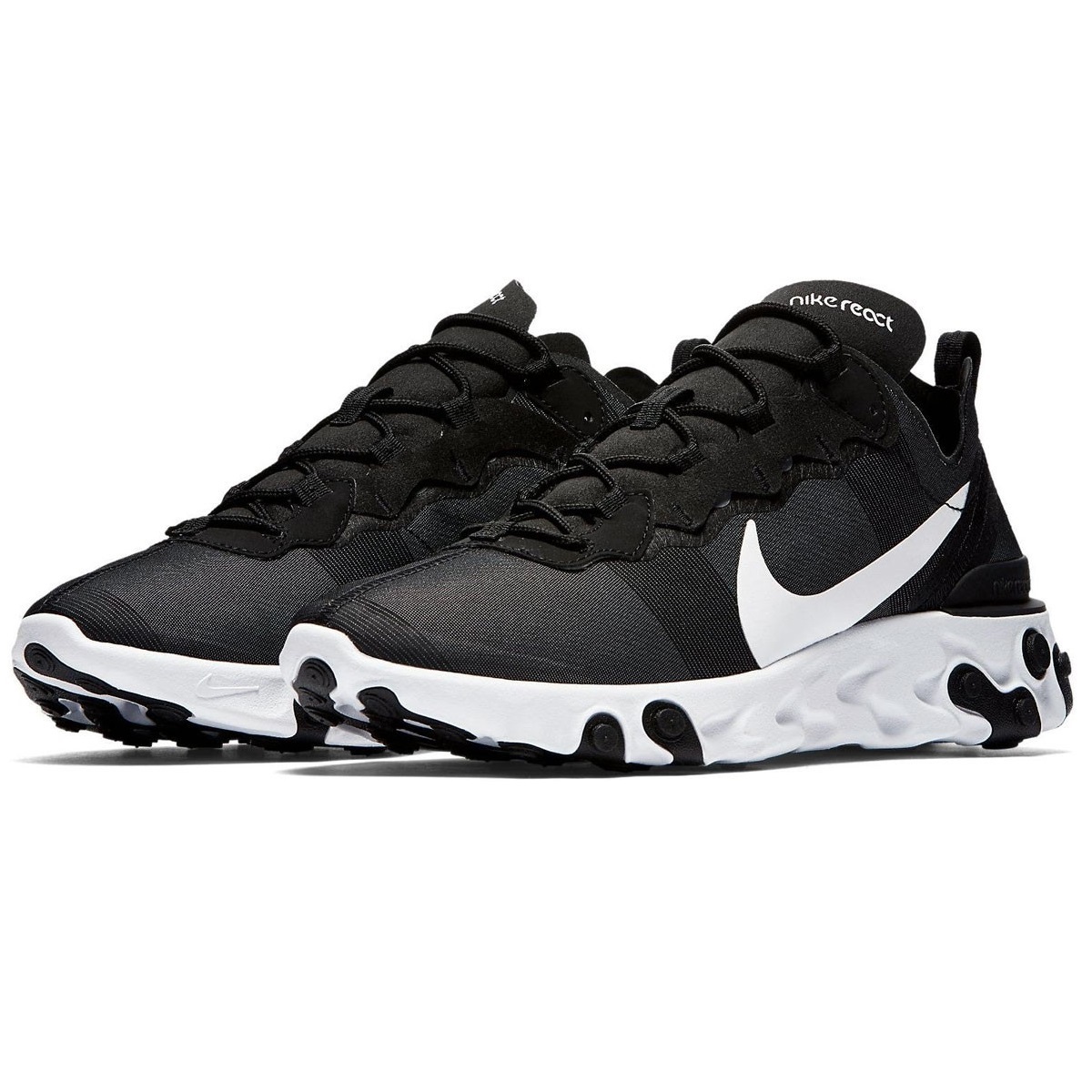 ☆ NIKE REACT ELEMENT 55 黒/白 28.5cm ナイキ リアクト エレメント 55 BQ6166-003
