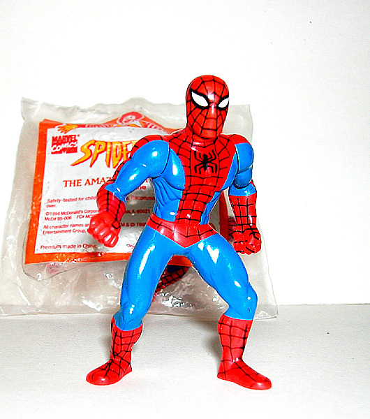 定形外送料込 スパイダーマン 1995年 マック キッズミールフィギュア 未開封 マーベル
