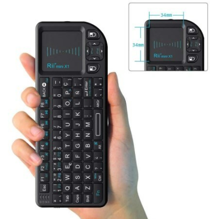 ミニキーボードx1スペイン語,2.4GHz,タッチパッド付きワイヤレスマウス,Android TVボックス,ミニPC,ラップトップ用
