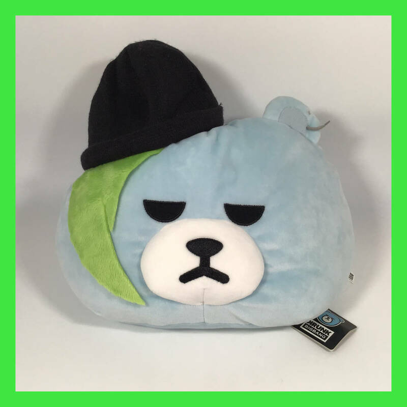 N-1549☆ KRUNK×BIGBANG　FXXK　IT　もっちりクッション①　全２種　G-DRAGON　AMU-PRZ8840　動物　くま　クマ