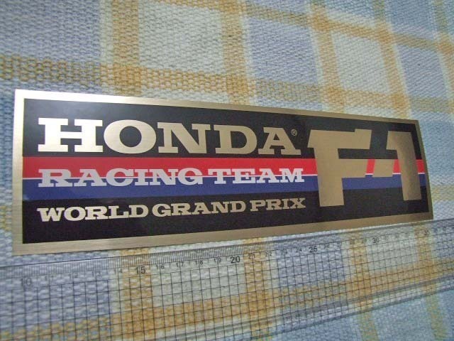 Honda/ホンダ/F1グランプリ/レーシングチーム/ステッカー/シール ※ ヤフーショッピングストア/レア物商会・健美堂でも大量出品中！