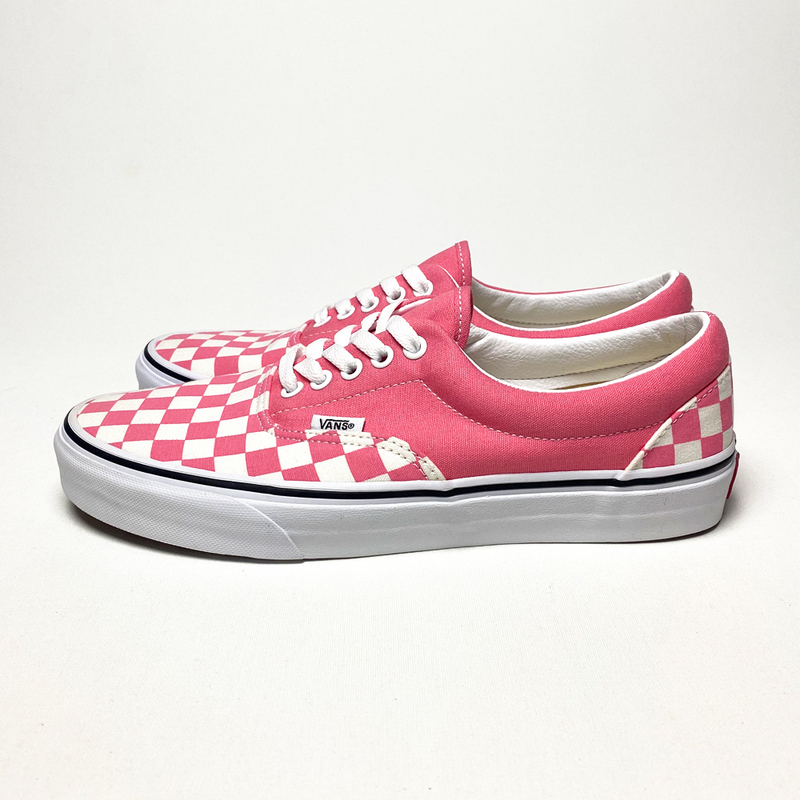 新品 VANS ERA チェッカー ピンク 22.5cm バンズ エラ PINK / authentic オーセンティック USA インター