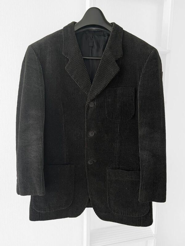 KENZO Homme paris コーデュロイ テーラードジャケット オーバーサイズ ブラック ヴィンテージ コート スーツ ニット シャツ パンツ