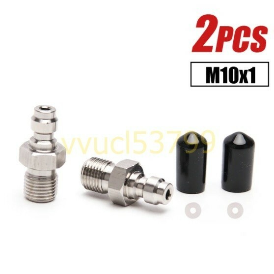 OT226：PCP高圧ペイントボール1 / 8BSPP M10x1 1 / 8NPTステンレス鋼クイックカプラーコネクタ8MMオスプラグソケット