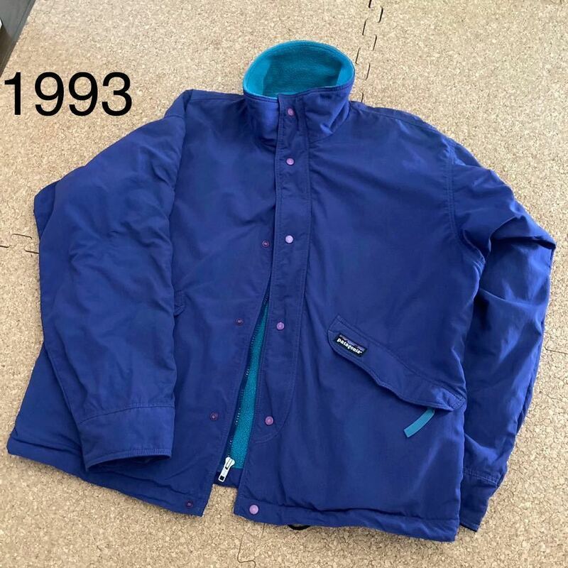 Sサイズ 雪なし【1993年 USA製】極美品 patagonia ソフトシェル・キャプリーン・ジャケット(エスケープ コーチJKT スナップT インファーノ)