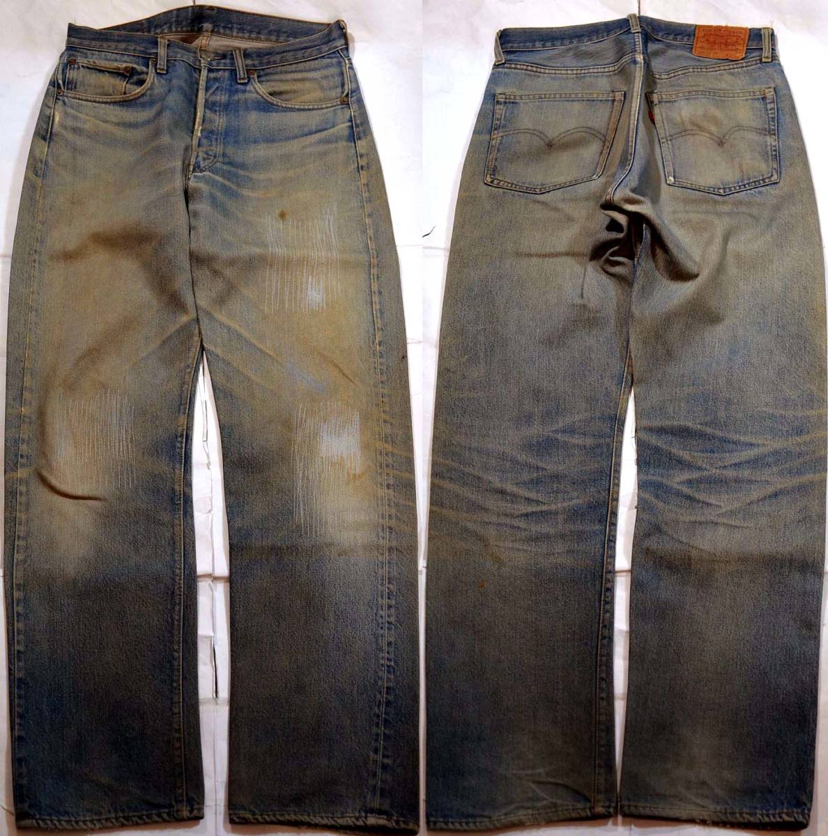 v3/LEVIS501 66後期 70's ヴィンテージ 色落ちスペシャル！ヒゲ ハチノス