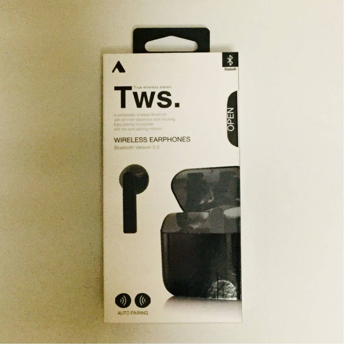 【新品】アルペックス Bluetooth インナータイプ フルワイヤレスイヤホン(ブラック) BTW-O5500BK■匿名配送対応：送料290円～