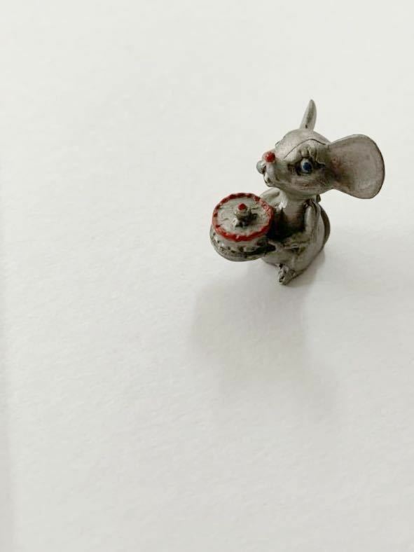 【希少】Royal Selangor ロイヤルセランゴール 1982 刻印有　ピューター製　錫　ネズミ　レトロ　お誕生日　マウス