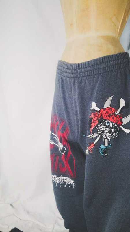 Old skate zorlac sweat pants skull pirates pushead 90s ゾーラック スウェットパンツ パスヘッド オールドスケート ビンテージ