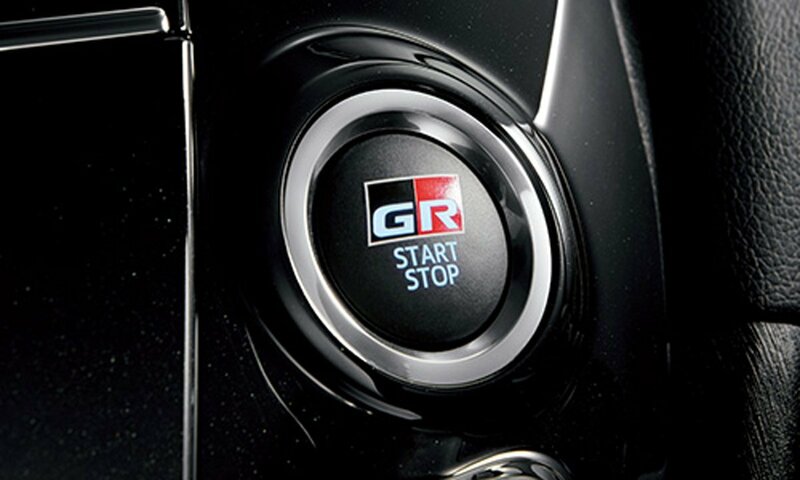 TOYOTA/トヨタ純正【GR/ガズーレーシング】プッシュスタートスイッチ【プリウスα／ZVW40W/ZVW41W】【S】【GRスポーツ用】H29.12~