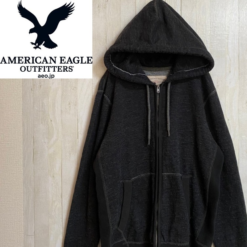 AMERICAN EAGLE OUTFITTERS★アメリカンイーグルアウトフィッターズ★フルジップ スウェット パーカー★サイズＭ　128-18