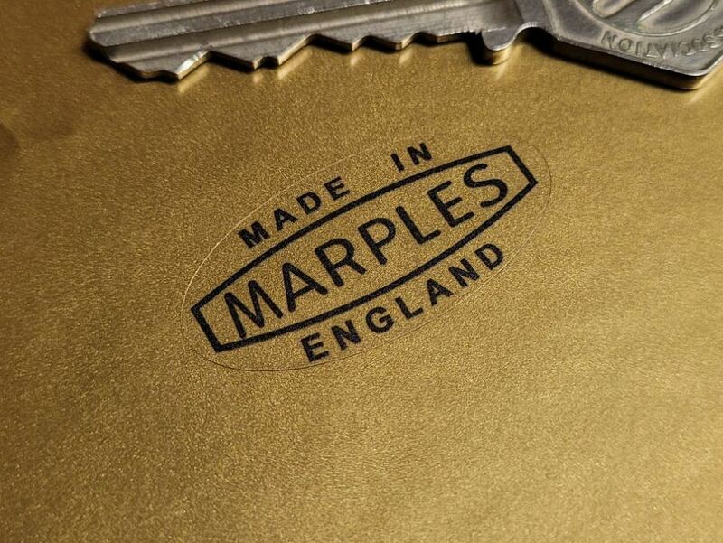 送料無料 Marples Workshop Tools Made in England Sticker ステッカー シール デカール 35mm x 16mm 2枚セット