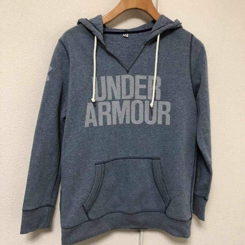 アンダーアーマーUNDER ARMOUR UA FAVORITE フリースワードマークフーディーLGスウェットパーカー