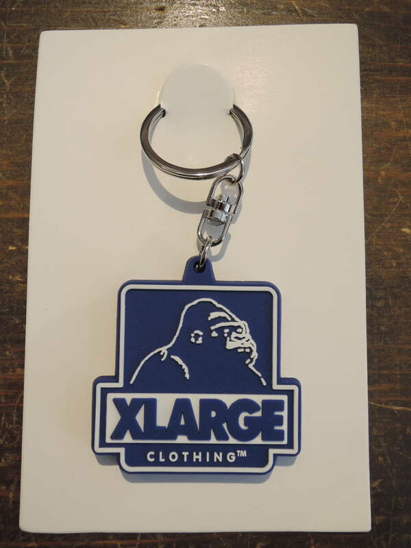 X-LARGE エクストララージ XLARGE OG RUBBER KEYHOLDER ブルー 最新人気　送料\120~