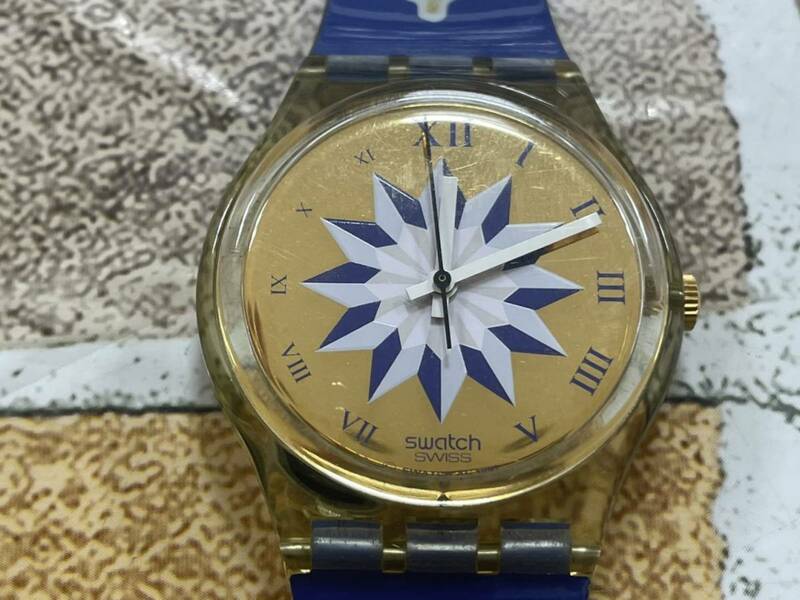 swatch quartz スウォッチ クォーツ AG1991 1990年代 レトロ 腕時計 【4303