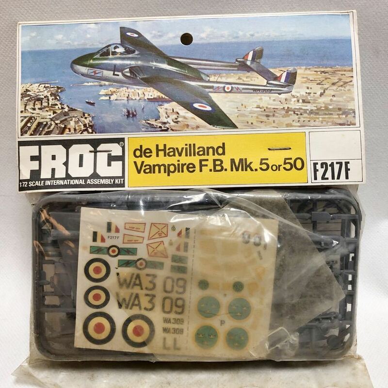 FROG 1／72 デハビランド　ヴァンパイアF、B Mk 5