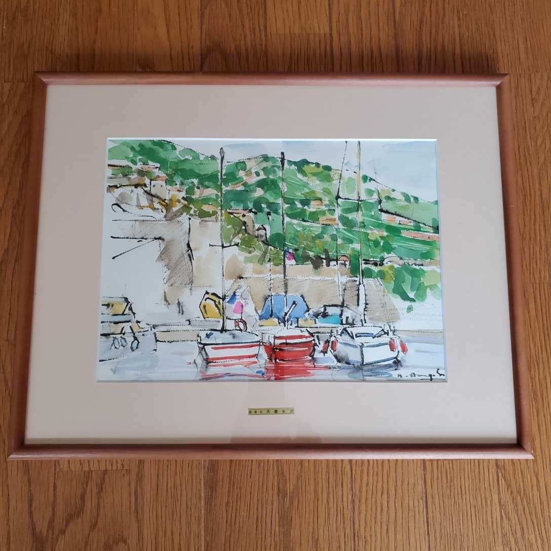 水彩画:天春永次「ヨーロッパ風景」