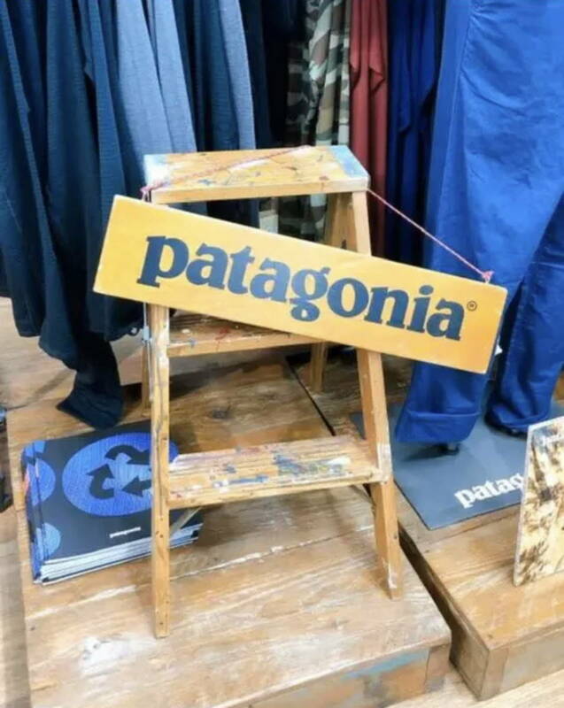 【販促用】PATAGONIA パタゴニア 木製 バナー/看板