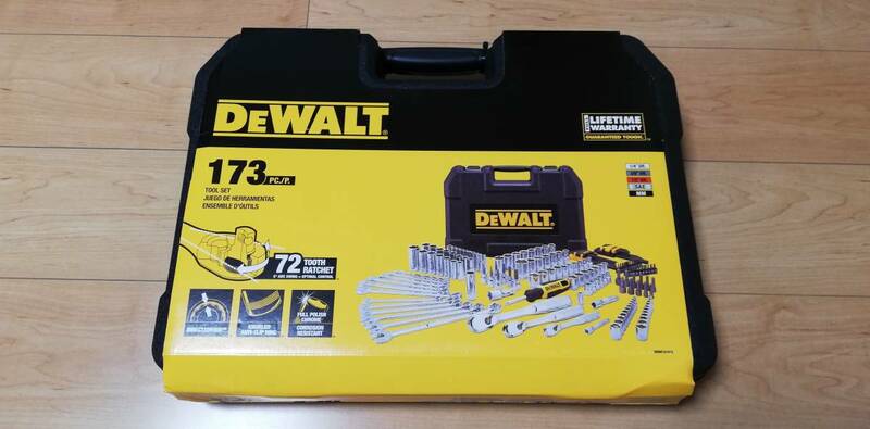 DEWALT デウォルト 173PC メカニックツールセット DWMT41019 ケース入り 工具セット Mechanics Tool Set 新品未使用品