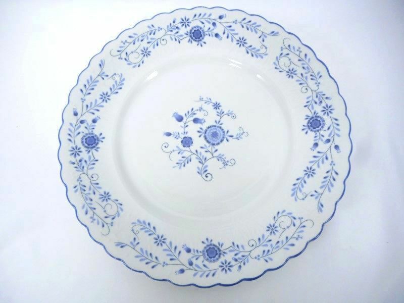 Eureka SEITO JAPAN 大皿 １枚 花模様 ３０．５ｃｍ ブルー 未使用