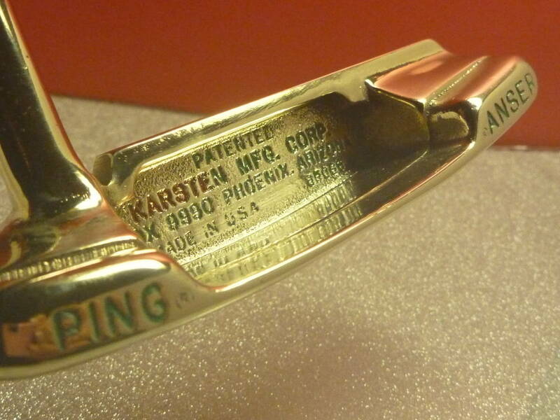 OLD ANSER KARSTEN（PATENTED）★ブロンズ＆ミラー★正規品★３５インチ★新品グリップ★ツルテンパーZPINGのコラボモデル★