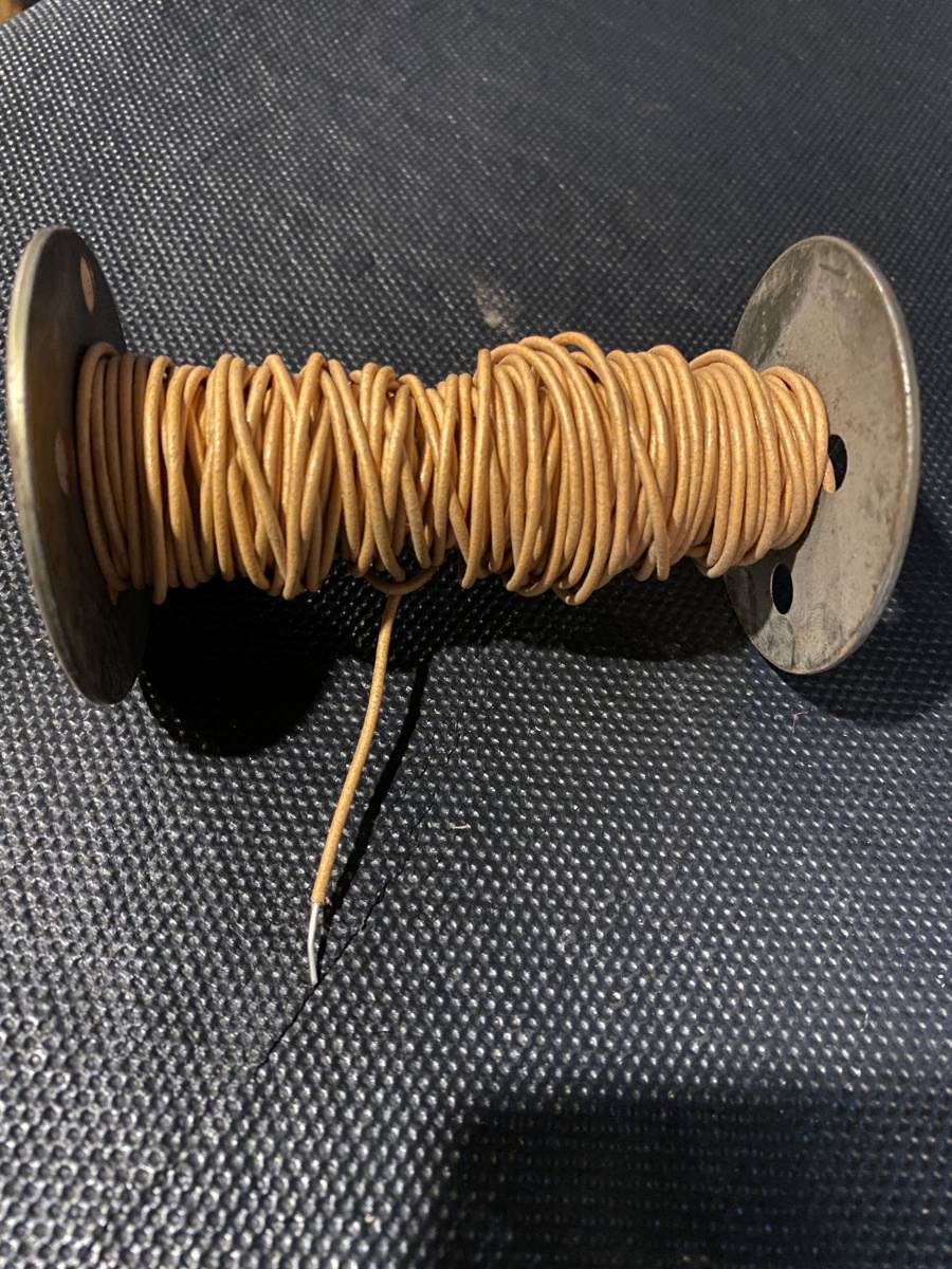 Vintage Western Electric Wire 単線 オレンジ