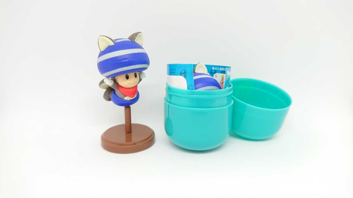 チョコエッグ New スーパーマリオブラザーズ U ムササビあおキノピオ フィギュア Nintendo mario Kinopio 青