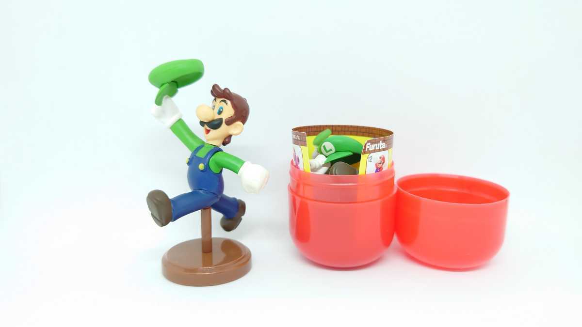 チョコエッグ スーパーマリオ ルイージ フィギュア Nintendo super mario 任天堂 帽子 挨拶 Luigi