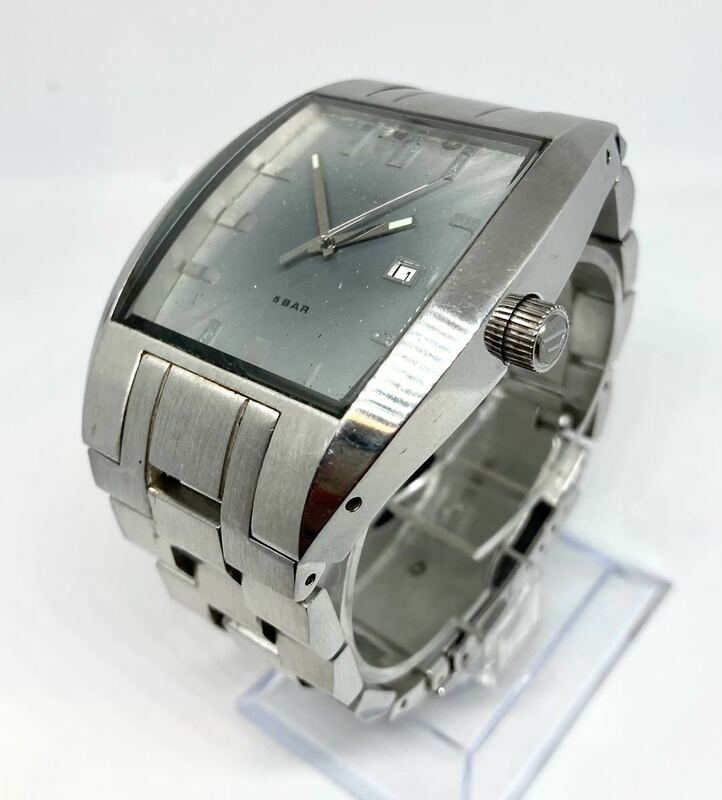 ディーゼル メンズ腕時計 クォーツ DZ-1177 電池交換済み DIESEL