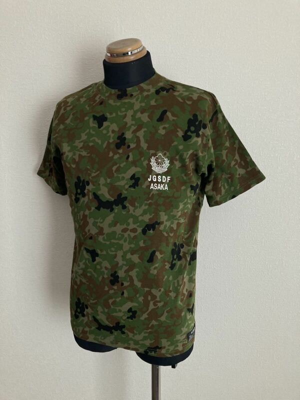 【朝霞駐屯地】迷彩Tシャツ Sサイズ 陸上自衛隊 JGSDF ASAKA PX 良品 高品質 ミリタリーなど
